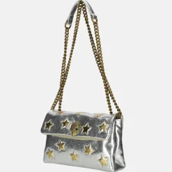 Schoudertassen^Kurt Geiger schoudertas silver com