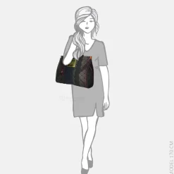 Shoppers^Kurt Geiger Soutbank tote shopper L black/other
