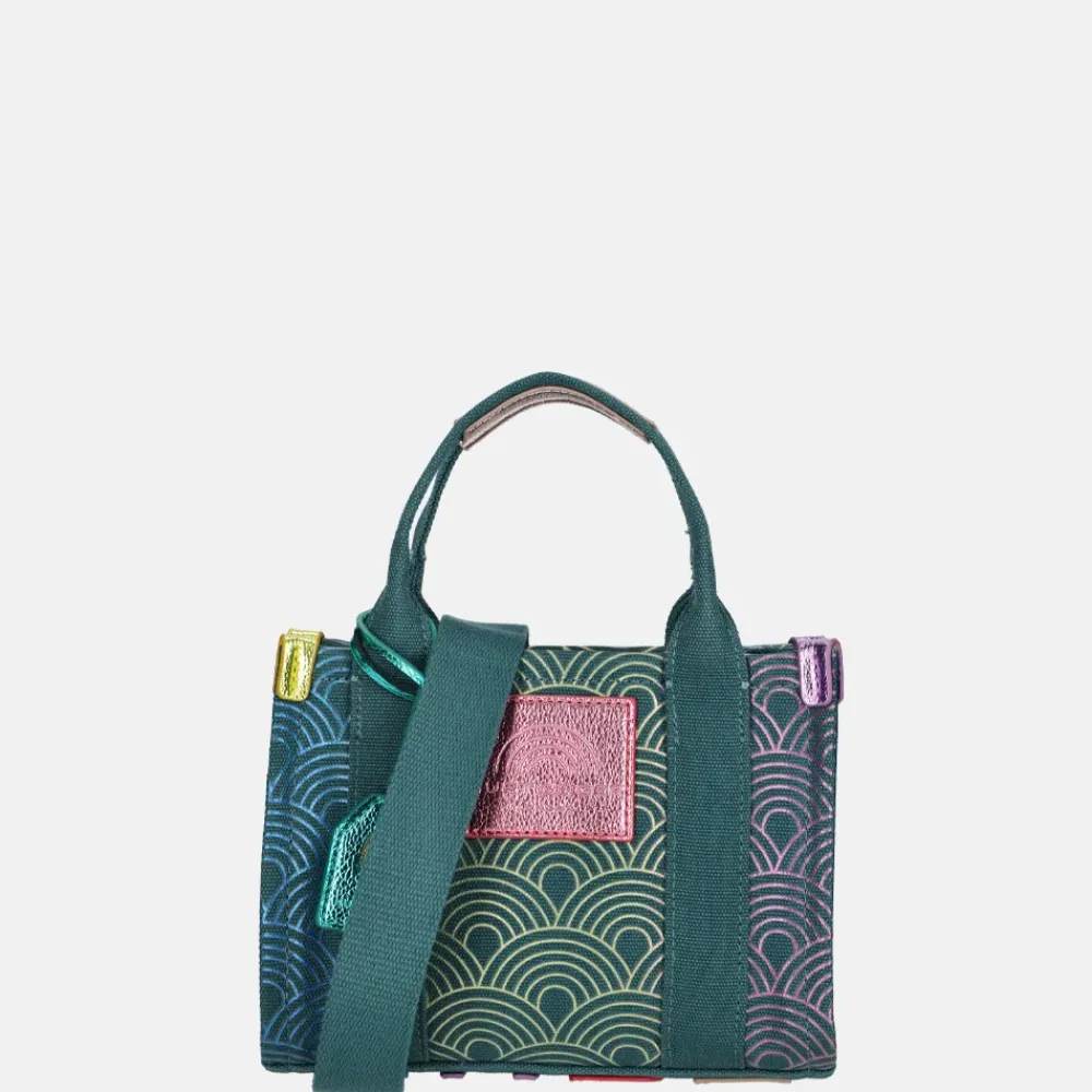 Crossbody Tassen^Kurt Geiger Southbank crossbody tas XS green comb