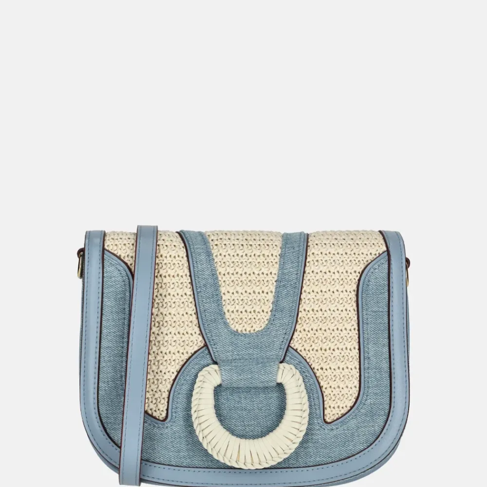 Crossbody Tassen^Laurent David crossbody tas light blue