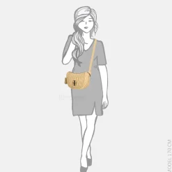 Crossbody Tassen^Laurent David crossbody tas taupe