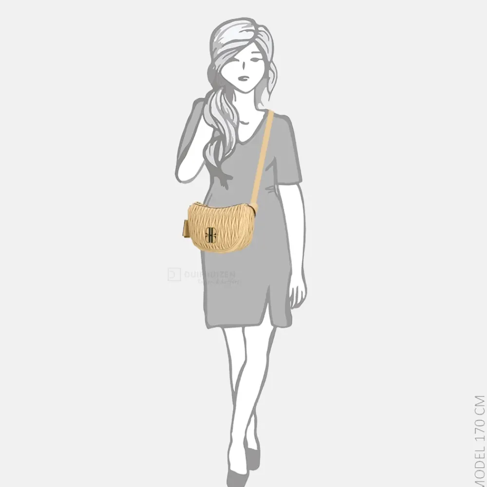 Crossbody Tassen^Laurent David crossbody tas taupe