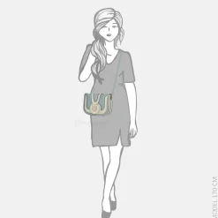 Crossbody Tassen^Laurent David crossbody tas light blue