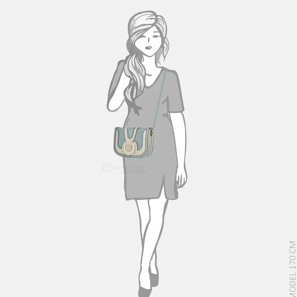 Crossbody Tassen^Laurent David crossbody tas light blue