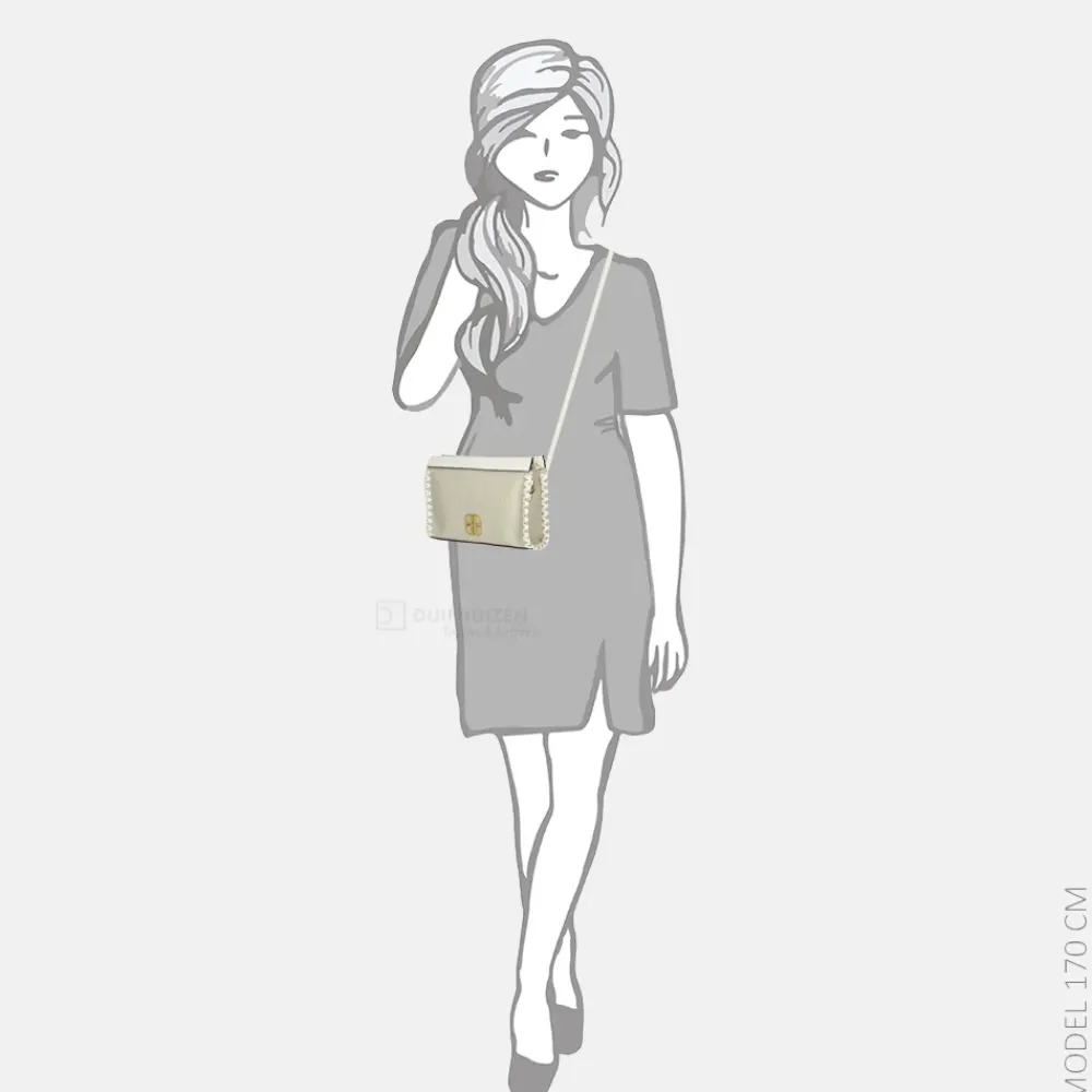 Crossbody Tassen^Laurent David crossbody tas off white
