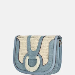 Crossbody Tassen^Laurent David crossbody tas light blue