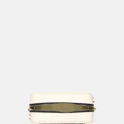 Crossbody Tassen^Laurent David crossbody tas raffia taupe