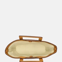 Handtassen^Laurent David handtas cognac
