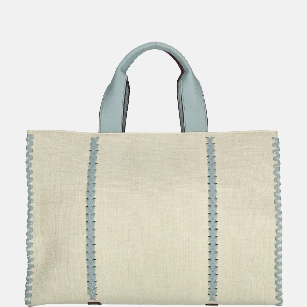 Handtassen^Laurent David handtas light blue
