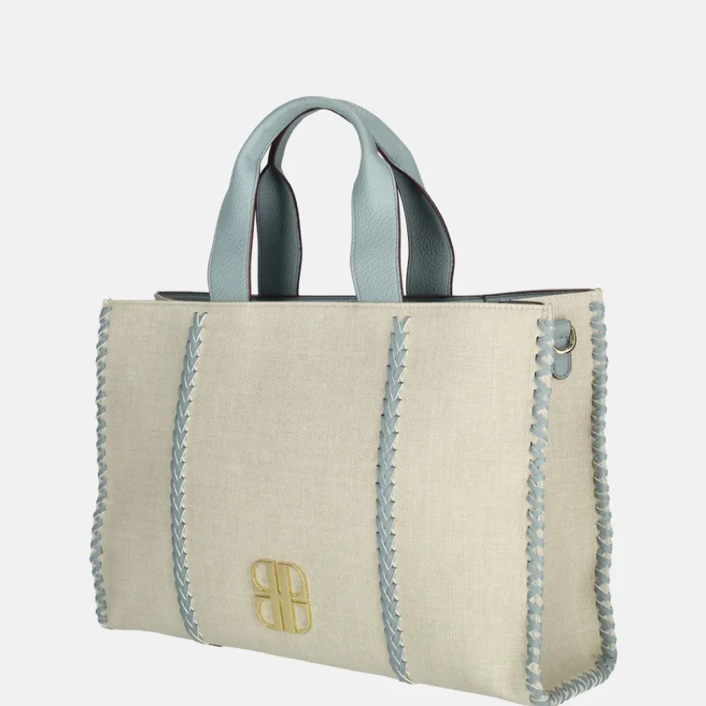 Handtassen^Laurent David handtas light blue