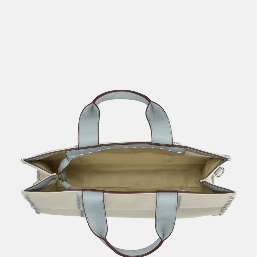 Handtassen^Laurent David handtas light blue