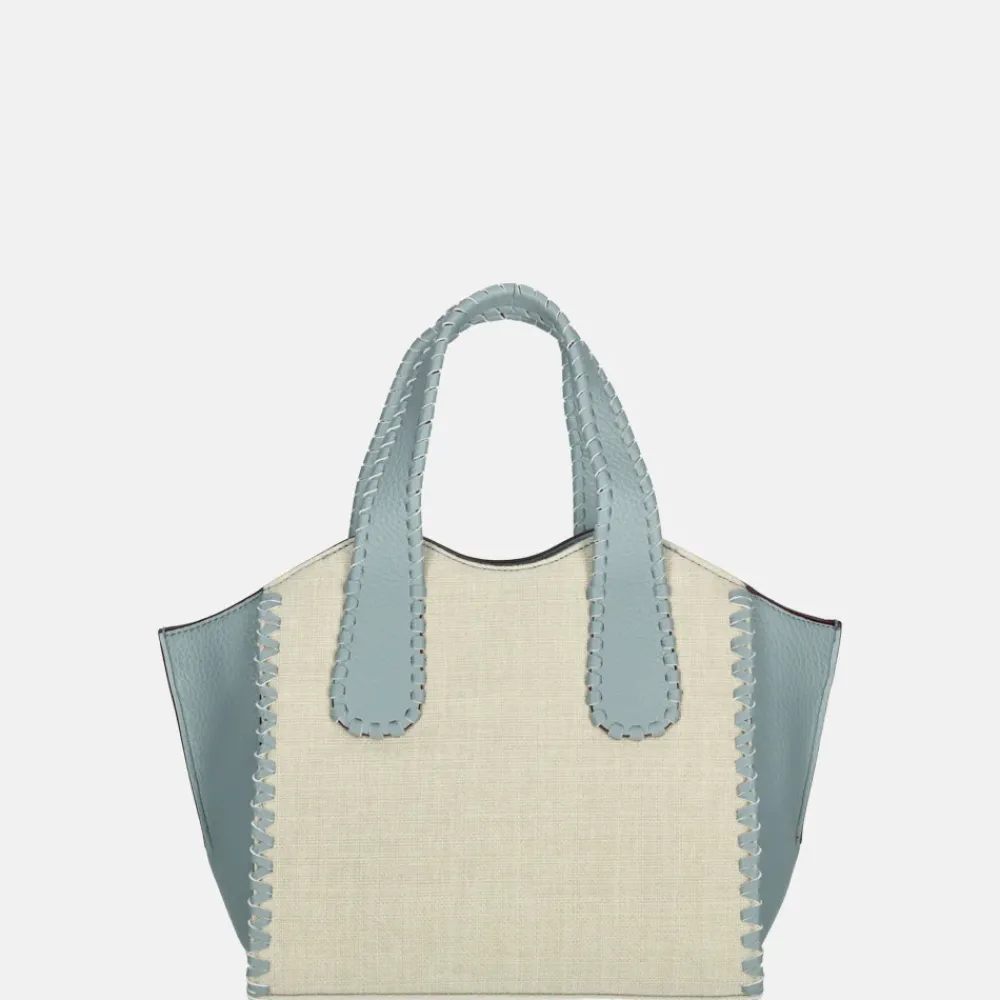 Handtassen^Laurent David handtas S light blue