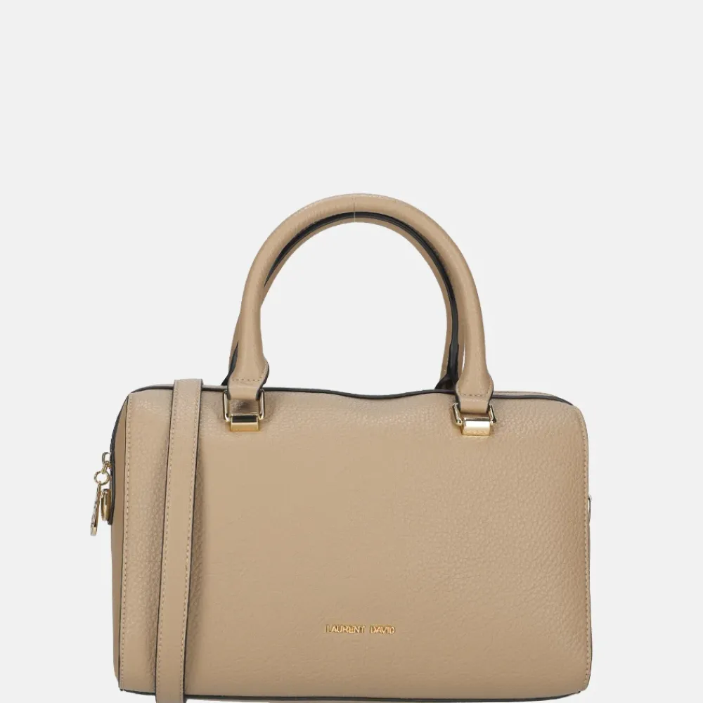 Handtassen^Laurent David handtas taupe