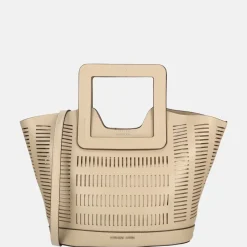Handtassen^Laurent David handtas taupe