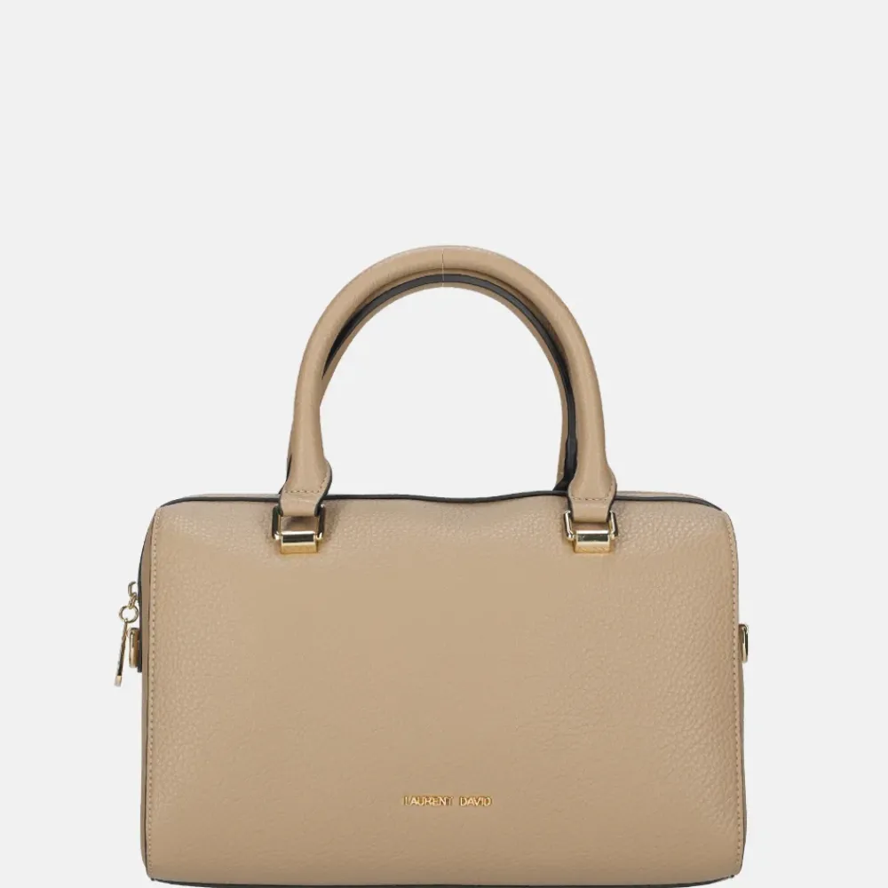 Handtassen^Laurent David handtas taupe
