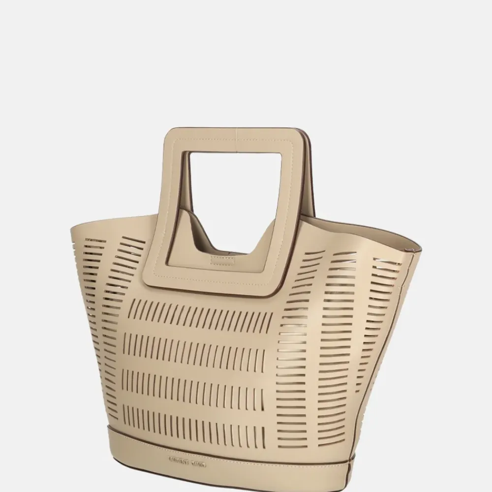 Handtassen^Laurent David handtas taupe