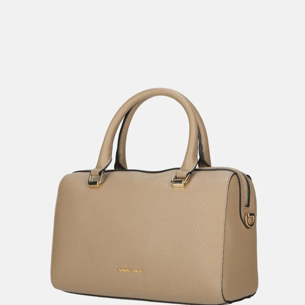 Handtassen^Laurent David handtas taupe