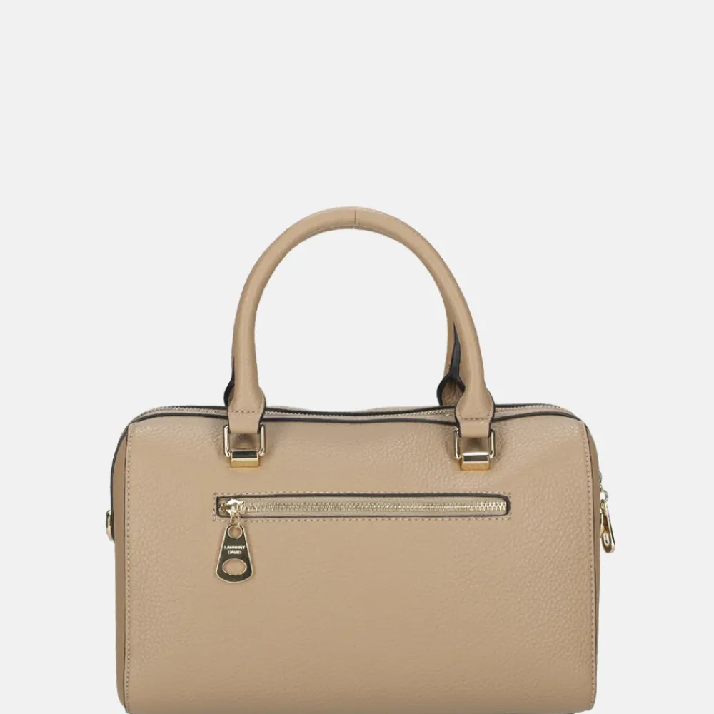 Handtassen^Laurent David handtas taupe