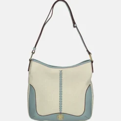 Schoudertassen^Laurent David schoudertas light blue