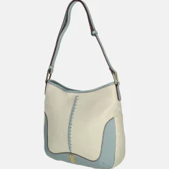 Schoudertassen^Laurent David schoudertas light blue