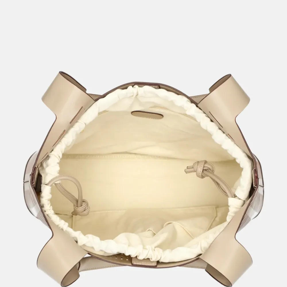 Schoudertassen^Laurent David schoudertas taupe
