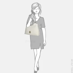 Shoppers^Laurent David shopper off white