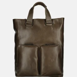Laptop Rugzakken^Leonhard Heyden Porto tote backpack 14 inch grey brown