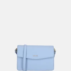Crossbody Tassen^Liu Jo Saffiano crossbody tas cielo