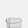 Crossbody Tassen^Liu Jo Saffiano crossbody tas silver