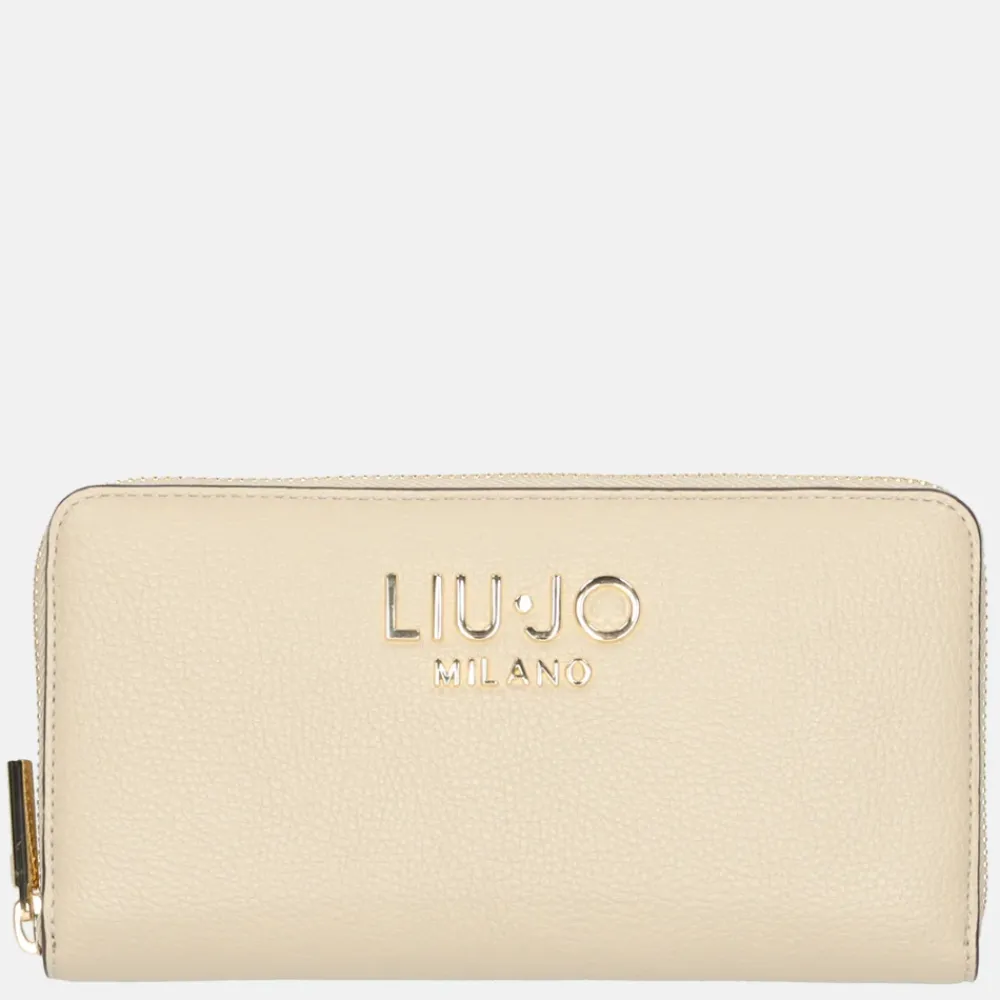 Dames Portemonnees^Liu Jo zip around portemonnee XL neutro