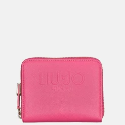 Dames Portemonnees^Liu Jo ziparound portemonnee M dark pink