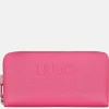 Dames Portemonnees^Liu Jo ziparound portemonnee XL dark pink