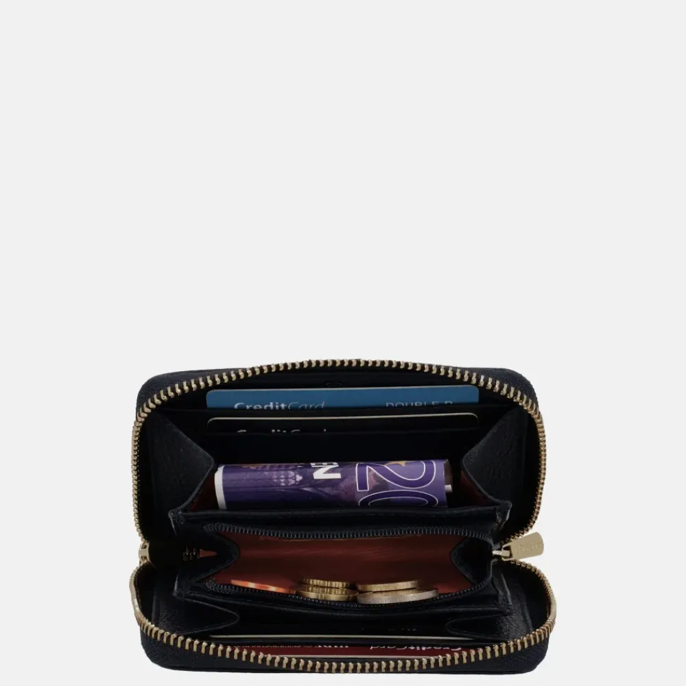 Dames Portemonnees^Loulou Essentiels Emilie portemonnee S dark blue