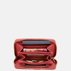 Dames Portemonnees^Loulou Essentiels Emilie portemonnee S grapefruit