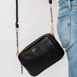 Crossbody Tassen^Loulou Essentiels Emilie crossbody tas black