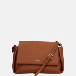 Crossbody Tassen^Loulou Essentiels Fleur crossbody tas cognac