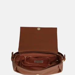 Crossbody Tassen^Loulou Essentiels Fleur crossbody tas cognac