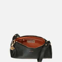 Schoudertassen^Loulou Essentiels Lisa schoudertas zwart