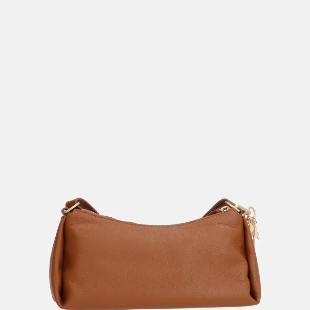 Schoudertassen^Loulou Essentiels Lisa schoudertas cognac