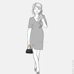 Handtassen^Loulou Essentiels Mae Bamboo handtas dark blue
