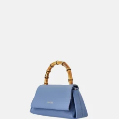 Handtassen^Loulou Essentiels Mae Bamboo handtas hortensia