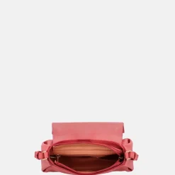 Handtassen^Loulou Essentiels Mae Bamboo handtas grapefruit