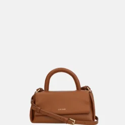 Handtassen^Loulou Essentiels Mae handtas cognac