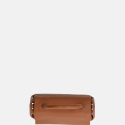 Handtassen^Loulou Essentiels Mae handtas cognac
