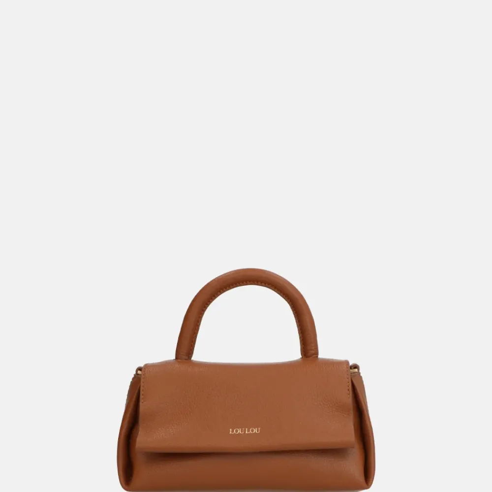 Handtassen^Loulou Essentiels Mae handtas cognac