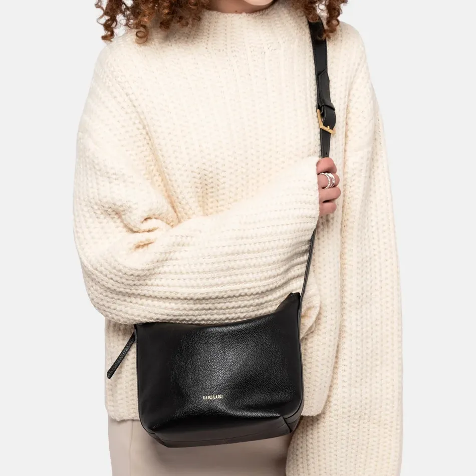 Handtassen^Loulou Essentiels Marie handtas black