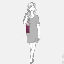Telefoontasjes | Crossbody Tassen^Loulou Essentiels Mia telefoontas plum