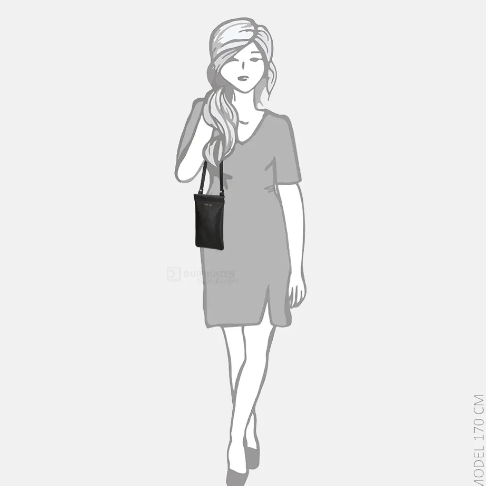 Telefoontasjes | Crossbody Tassen^Loulou Essentiels Mia telefoontas chocolate torte