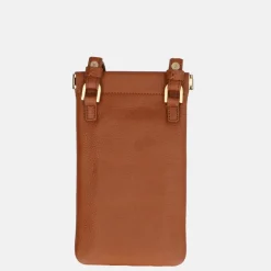 Telefoontasjes | Crossbody Tassen^Loulou Essentiels Mia telefoontas cognac