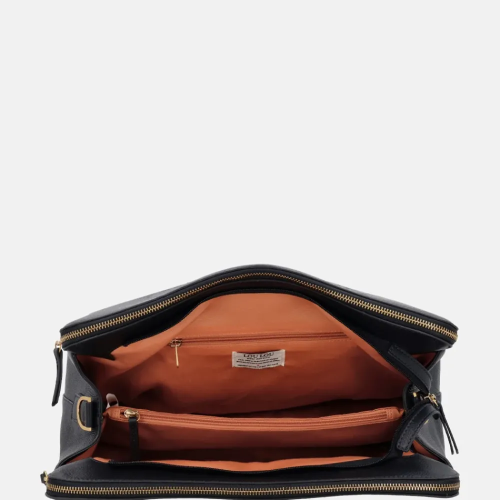 Schoolhandtassen | Dames Laptoptassen^Loulou Essentiels Olivia shopper 15 inch dark blue